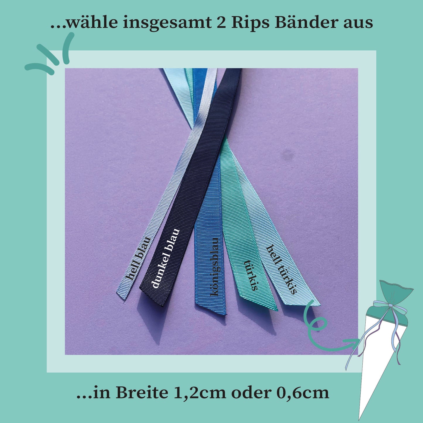 Schultüte oder Geschwistertüte individuell klein