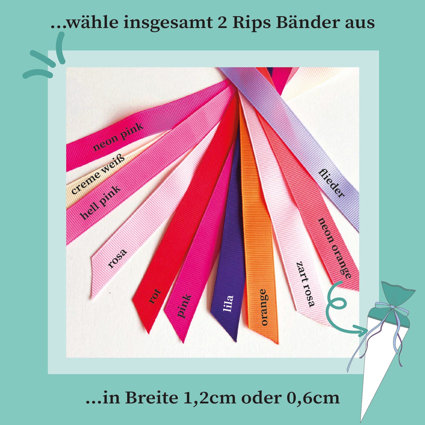 Schultüte oder Geschwistertüte individuell klein