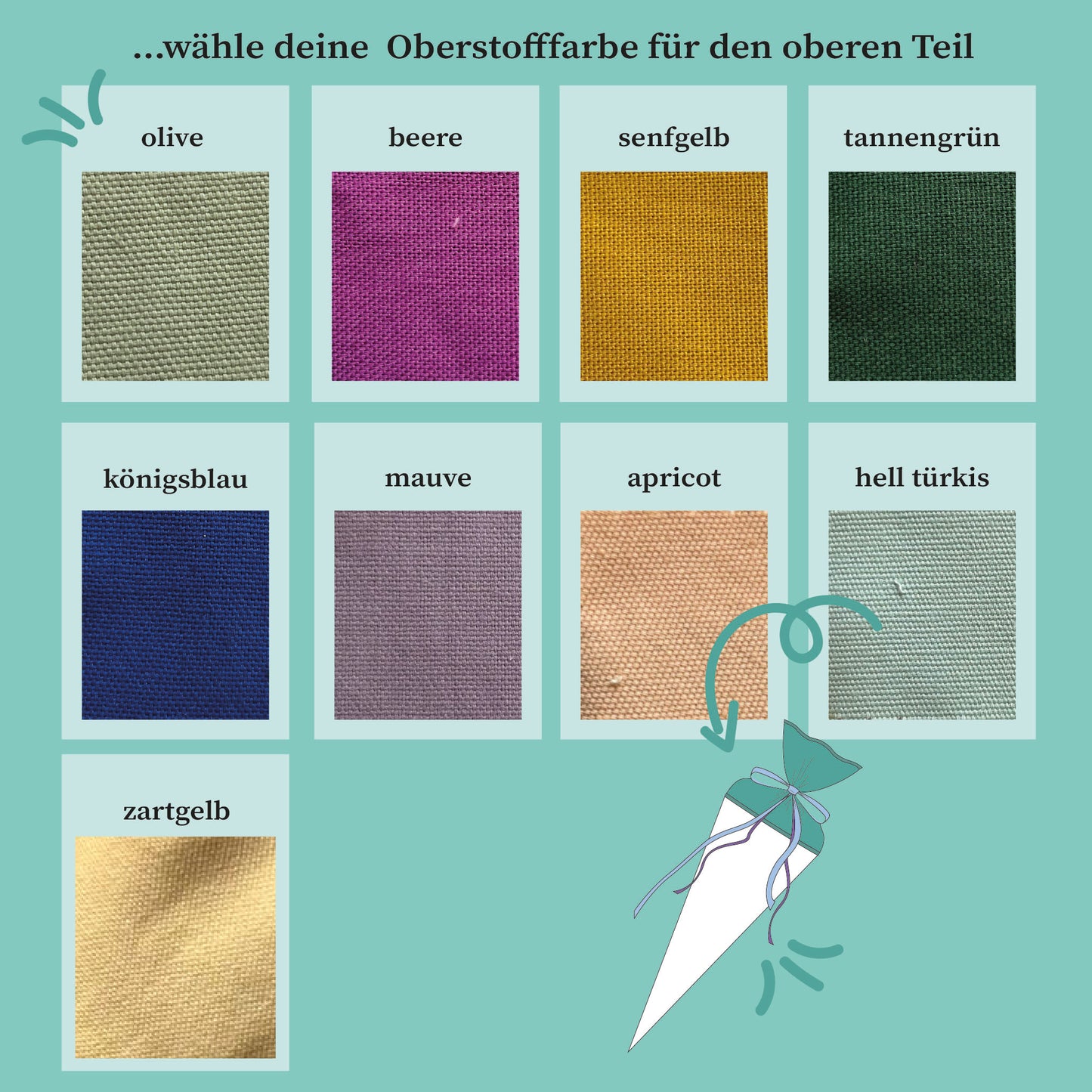 Schultüte individuell groß